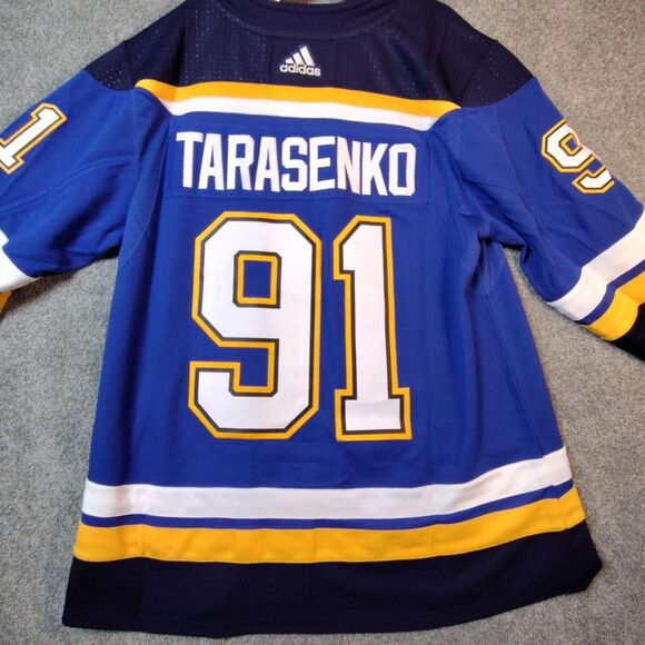 Adidas Authentic St. Louis Blues NHL Hockey Jersey Sz 54 Tarasenko Aeroready NWT - Picture 6 of 16